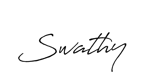 You should practise on your own different ways (Antro_Vectra_Bolder) to write your name (Swathy) in signature. don't let someone else do it for you. Swathy signature style 7 images and pictures png