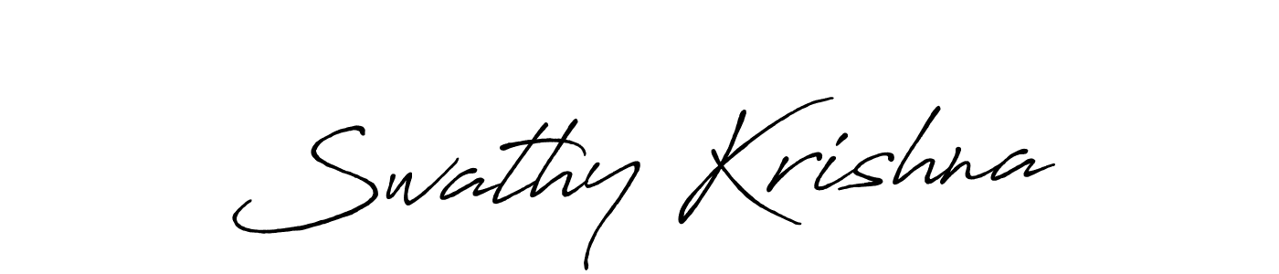 Make a short Swathy Krishna signature style. Manage your documents anywhere anytime using Antro_Vectra_Bolder. Create and add eSignatures, submit forms, share and send files easily. Swathy Krishna signature style 7 images and pictures png