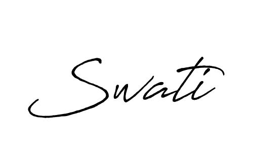 How to make Swati name signature. Use Antro_Vectra_Bolder style for creating short signs online. This is the latest handwritten sign. Swati signature style 7 images and pictures png