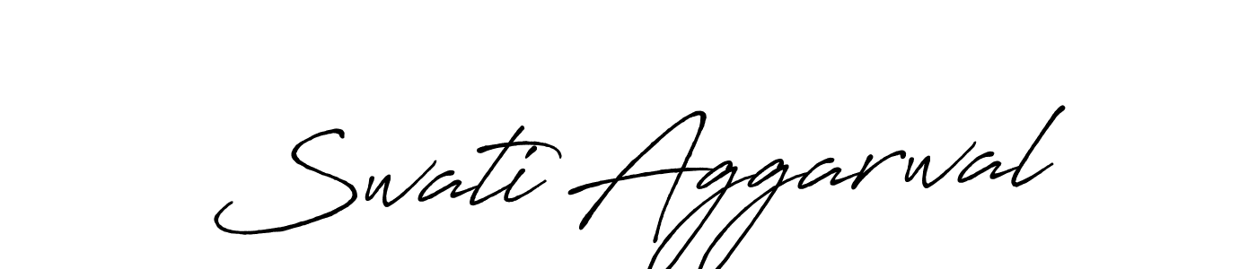 Also we have Swati Aggarwal name is the best signature style. Create professional handwritten signature collection using Antro_Vectra_Bolder autograph style. Swati Aggarwal signature style 7 images and pictures png