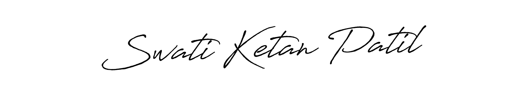 Similarly Antro_Vectra_Bolder is the best handwritten signature design. Signature creator online .You can use it as an online autograph creator for name Swati Ketan Patil. Swati Ketan Patil signature style 7 images and pictures png