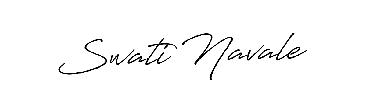 Also You can easily find your signature by using the search form. We will create Swati Navale name handwritten signature images for you free of cost using Antro_Vectra_Bolder sign style. Swati Navale signature style 7 images and pictures png