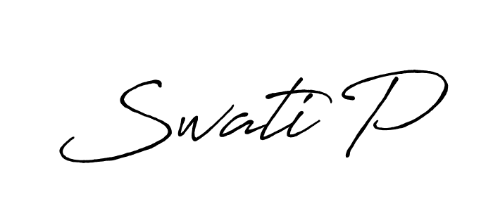 This is the best signature style for the Swati P name. Also you like these signature font (Antro_Vectra_Bolder). Mix name signature. Swati P signature style 7 images and pictures png