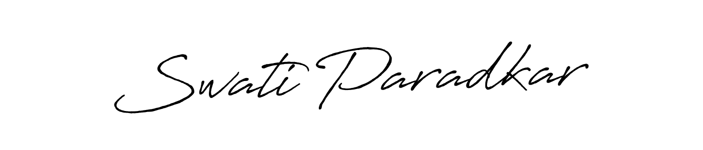 if you are searching for the best signature style for your name Swati Paradkar. so please give up your signature search. here we have designed multiple signature styles  using Antro_Vectra_Bolder. Swati Paradkar signature style 7 images and pictures png