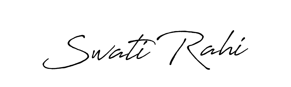 You should practise on your own different ways (Antro_Vectra_Bolder) to write your name (Swati Rahi) in signature. don't let someone else do it for you. Swati Rahi signature style 7 images and pictures png