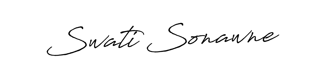 Similarly Antro_Vectra_Bolder is the best handwritten signature design. Signature creator online .You can use it as an online autograph creator for name Swati Sonawne. Swati Sonawne signature style 7 images and pictures png