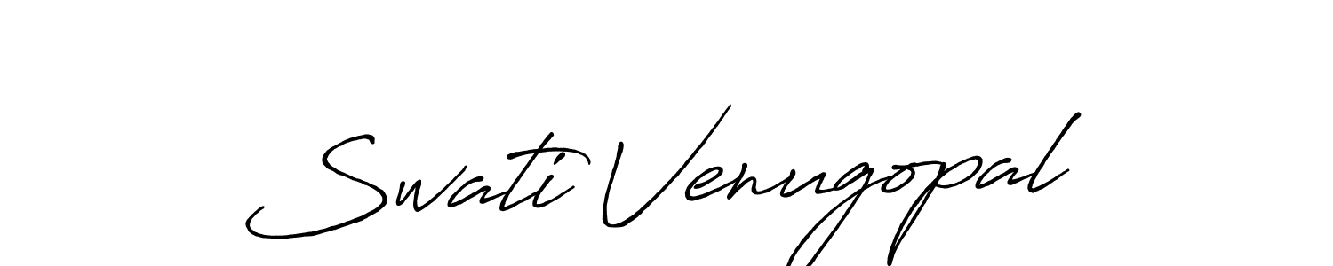 You should practise on your own different ways (Antro_Vectra_Bolder) to write your name (Swati Venugopal) in signature. don't let someone else do it for you. Swati Venugopal signature style 7 images and pictures png