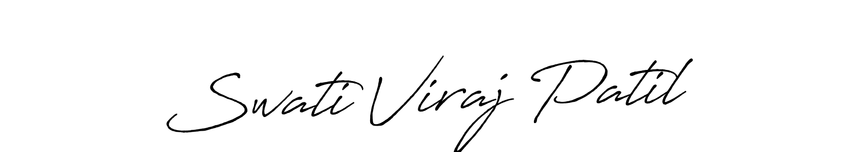 Similarly Antro_Vectra_Bolder is the best handwritten signature design. Signature creator online .You can use it as an online autograph creator for name Swati Viraj Patil. Swati Viraj Patil signature style 7 images and pictures png