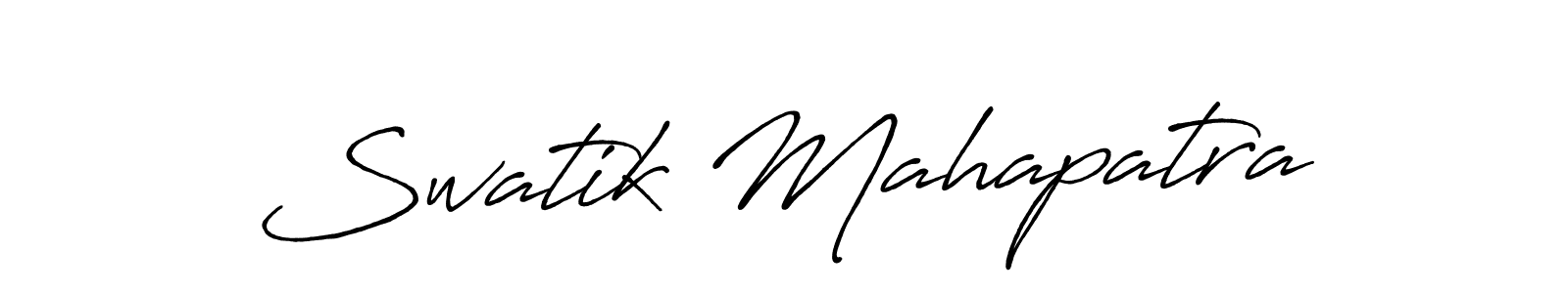 Antro_Vectra_Bolder is a professional signature style that is perfect for those who want to add a touch of class to their signature. It is also a great choice for those who want to make their signature more unique. Get Swatik Mahapatra name to fancy signature for free. Swatik Mahapatra signature style 7 images and pictures png