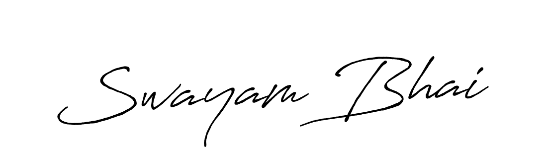 Here are the top 10 professional signature styles for the name Swayam Bhai. These are the best autograph styles you can use for your name. Swayam Bhai signature style 7 images and pictures png