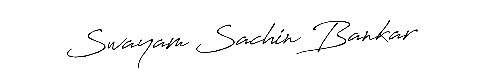 Check out images of Autograph of Swayam Sachin Bankar name. Actor Swayam Sachin Bankar Signature Style. Antro_Vectra_Bolder is a professional sign style online. Swayam Sachin Bankar signature style 7 images and pictures png