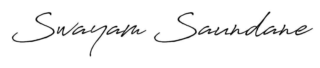 Make a beautiful signature design for name Swayam Saundane. Use this online signature maker to create a handwritten signature for free. Swayam Saundane signature style 7 images and pictures png
