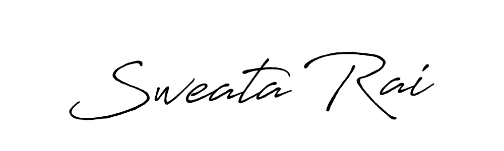 Create a beautiful signature design for name Sweata Rai. With this signature (Antro_Vectra_Bolder) fonts, you can make a handwritten signature for free. Sweata Rai signature style 7 images and pictures png