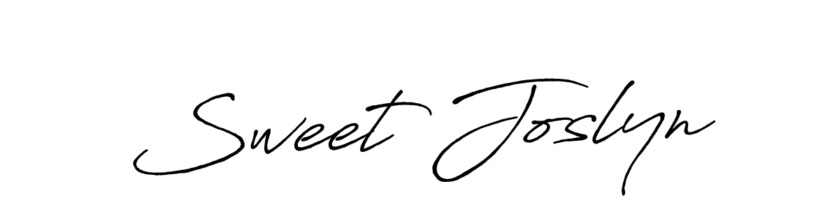 How to make Sweet Joslyn name signature. Use Antro_Vectra_Bolder style for creating short signs online. This is the latest handwritten sign. Sweet Joslyn signature style 7 images and pictures png