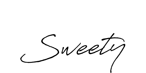 How to make Sweety signature? Antro_Vectra_Bolder is a professional autograph style. Create handwritten signature for Sweety name. Sweety signature style 7 images and pictures png