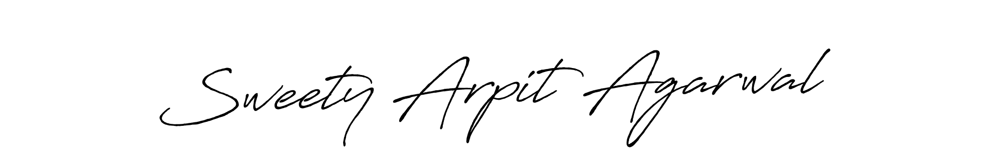 if you are searching for the best signature style for your name Sweety Arpit Agarwal. so please give up your signature search. here we have designed multiple signature styles  using Antro_Vectra_Bolder. Sweety Arpit Agarwal signature style 7 images and pictures png