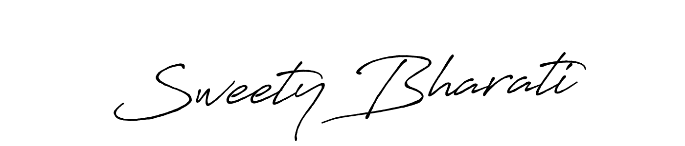 This is the best signature style for the Sweety Bharati name. Also you like these signature font (Antro_Vectra_Bolder). Mix name signature. Sweety Bharati signature style 7 images and pictures png