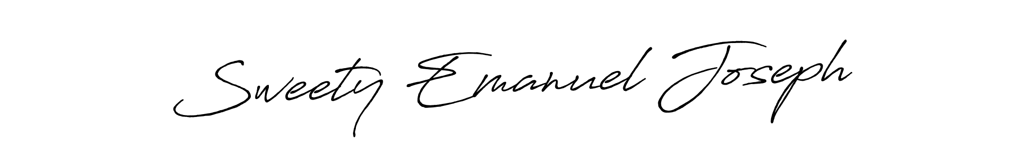 Make a beautiful signature design for name Sweety Emanuel Joseph. Use this online signature maker to create a handwritten signature for free. Sweety Emanuel Joseph signature style 7 images and pictures png