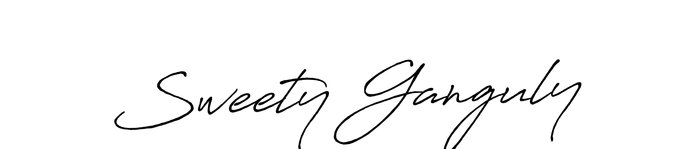 Antro_Vectra_Bolder is a professional signature style that is perfect for those who want to add a touch of class to their signature. It is also a great choice for those who want to make their signature more unique. Get Sweety Ganguly name to fancy signature for free. Sweety Ganguly signature style 7 images and pictures png