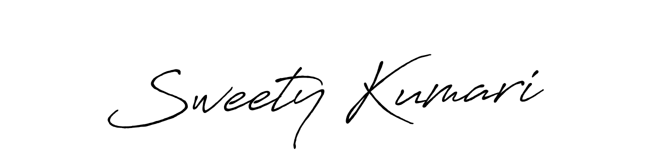 Create a beautiful signature design for name Sweety Kumari. With this signature (Antro_Vectra_Bolder) fonts, you can make a handwritten signature for free. Sweety Kumari signature style 7 images and pictures png