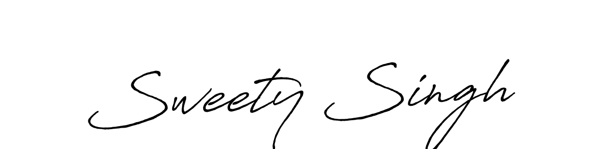 Use a signature maker to create a handwritten signature online. With this signature software, you can design (Antro_Vectra_Bolder) your own signature for name Sweety Singh. Sweety Singh signature style 7 images and pictures png