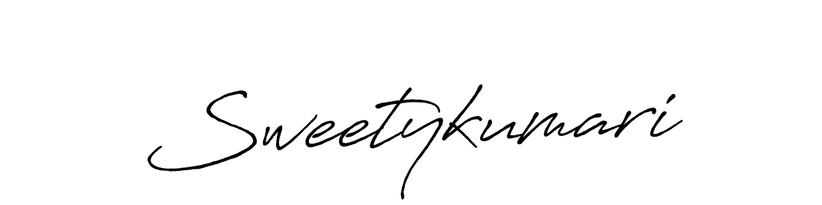 Also we have Sweetykumari name is the best signature style. Create professional handwritten signature collection using Antro_Vectra_Bolder autograph style. Sweetykumari signature style 7 images and pictures png
