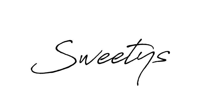 Use a signature maker to create a handwritten signature online. With this signature software, you can design (Antro_Vectra_Bolder) your own signature for name Sweetys. Sweetys signature style 7 images and pictures png