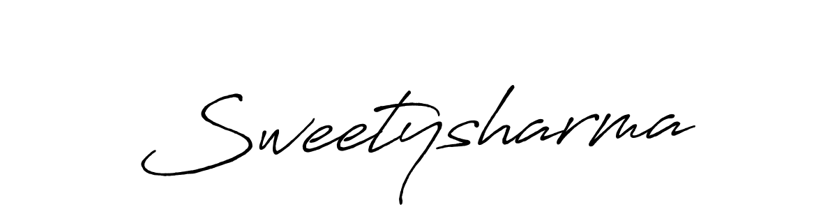 Use a signature maker to create a handwritten signature online. With this signature software, you can design (Antro_Vectra_Bolder) your own signature for name Sweetysharma. Sweetysharma signature style 7 images and pictures png