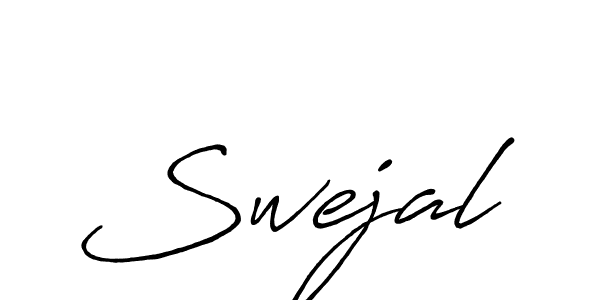 Also You can easily find your signature by using the search form. We will create Swejal name handwritten signature images for you free of cost using Antro_Vectra_Bolder sign style. Swejal signature style 7 images and pictures png