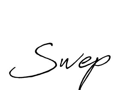 Swep stylish signature style. Best Handwritten Sign (Antro_Vectra_Bolder) for my name. Handwritten Signature Collection Ideas for my name Swep. Swep signature style 7 images and pictures png