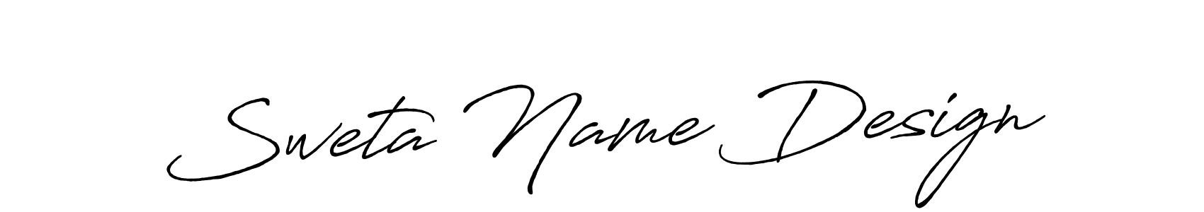 It looks lik you need a new signature style for name Sweta Name Design. Design unique handwritten (Antro_Vectra_Bolder) signature with our free signature maker in just a few clicks. Sweta Name Design signature style 7 images and pictures png
