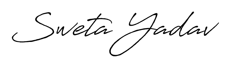 Once you've used our free online signature maker to create your best signature Antro_Vectra_Bolder style, it's time to enjoy signing your documents with Sweta Yadav name. Sweta Yadav signature style 7 images and pictures png