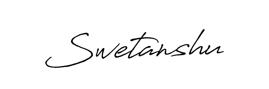 Also we have Swetanshu name is the best signature style. Create professional handwritten signature collection using Antro_Vectra_Bolder autograph style. Swetanshu signature style 7 images and pictures png