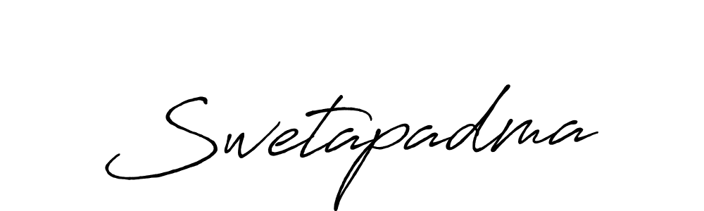Make a beautiful signature design for name Swetapadma. With this signature (Antro_Vectra_Bolder) style, you can create a handwritten signature for free. Swetapadma signature style 7 images and pictures png