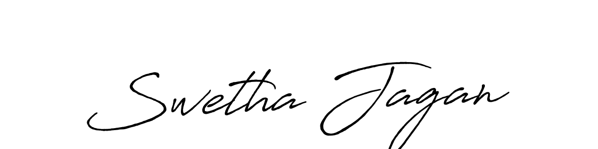 Create a beautiful signature design for name Swetha Jagan. With this signature (Antro_Vectra_Bolder) fonts, you can make a handwritten signature for free. Swetha Jagan signature style 7 images and pictures png