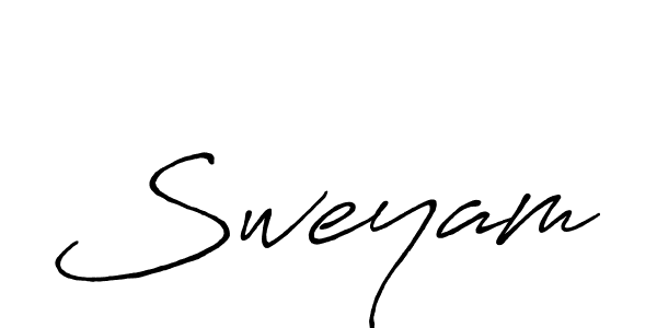 if you are searching for the best signature style for your name Sweyam. so please give up your signature search. here we have designed multiple signature styles  using Antro_Vectra_Bolder. Sweyam signature style 7 images and pictures png