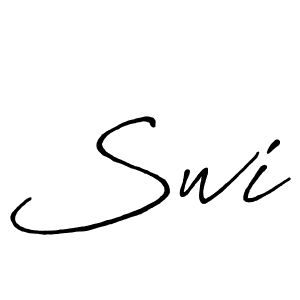 How to Draw Swi signature style? Antro_Vectra_Bolder is a latest design signature styles for name Swi. Swi signature style 7 images and pictures png