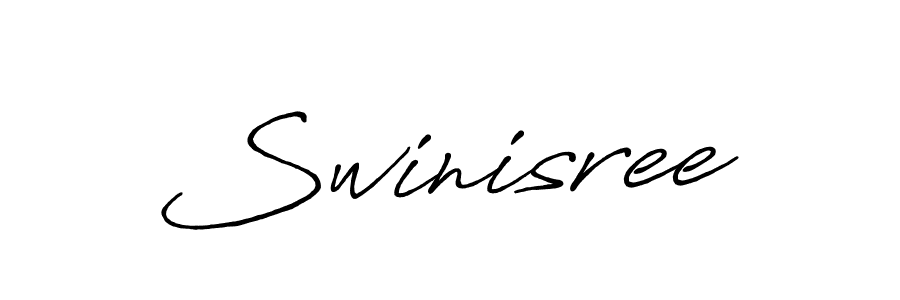 Use a signature maker to create a handwritten signature online. With this signature software, you can design (Antro_Vectra_Bolder) your own signature for name Swinisree. Swinisree signature style 7 images and pictures png