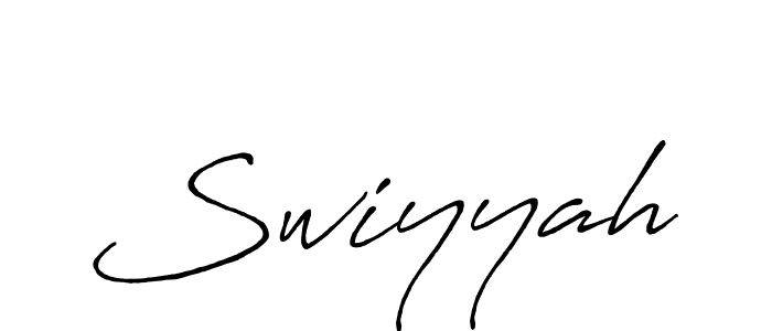 Swiyyah stylish signature style. Best Handwritten Sign (Antro_Vectra_Bolder) for my name. Handwritten Signature Collection Ideas for my name Swiyyah. Swiyyah signature style 7 images and pictures png