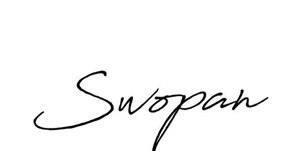 It looks lik you need a new signature style for name Swopan. Design unique handwritten (Antro_Vectra_Bolder) signature with our free signature maker in just a few clicks. Swopan signature style 7 images and pictures png