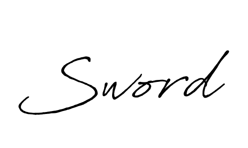 Create a beautiful signature design for name Sword. With this signature (Antro_Vectra_Bolder) fonts, you can make a handwritten signature for free. Sword signature style 7 images and pictures png