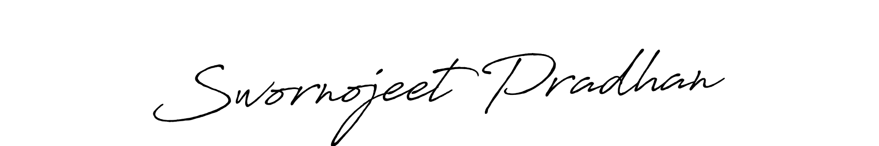 Swornojeet Pradhan stylish signature style. Best Handwritten Sign (Antro_Vectra_Bolder) for my name. Handwritten Signature Collection Ideas for my name Swornojeet Pradhan. Swornojeet Pradhan signature style 7 images and pictures png