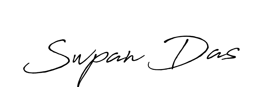 Make a beautiful signature design for name Swpan Das. With this signature (Antro_Vectra_Bolder) style, you can create a handwritten signature for free. Swpan Das signature style 7 images and pictures png