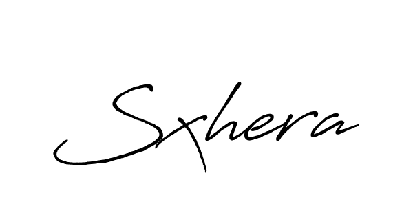 Create a beautiful signature design for name Sxhera. With this signature (Antro_Vectra_Bolder) fonts, you can make a handwritten signature for free. Sxhera signature style 7 images and pictures png