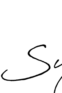 Also we have Sy name is the best signature style. Create professional handwritten signature collection using Antro_Vectra_Bolder autograph style. Sy signature style 7 images and pictures png