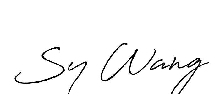 See photos of Sy Wang official signature by Spectra . Check more albums & portfolios. Read reviews & check more about Antro_Vectra_Bolder font. Sy Wang signature style 7 images and pictures png