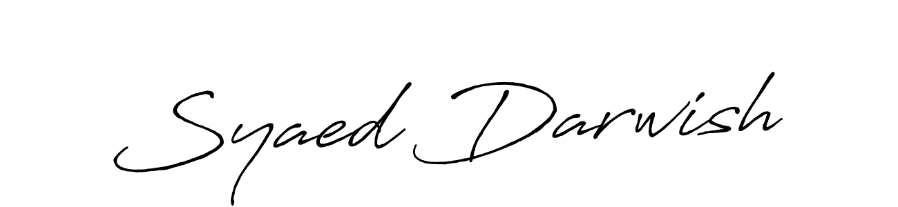 How to make Syaed Darwish signature? Antro_Vectra_Bolder is a professional autograph style. Create handwritten signature for Syaed Darwish name. Syaed Darwish signature style 7 images and pictures png