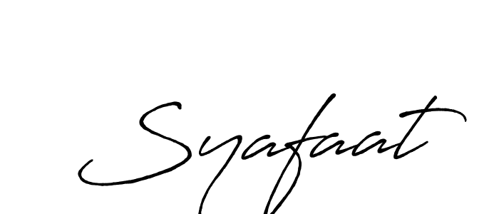 Similarly Antro_Vectra_Bolder is the best handwritten signature design. Signature creator online .You can use it as an online autograph creator for name Syafaat. Syafaat signature style 7 images and pictures png