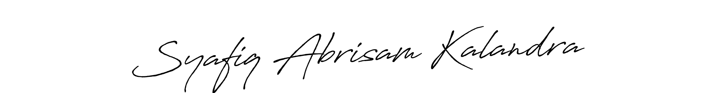 Here are the top 10 professional signature styles for the name Syafiq Abrisam Kalandra. These are the best autograph styles you can use for your name. Syafiq Abrisam Kalandra signature style 7 images and pictures png