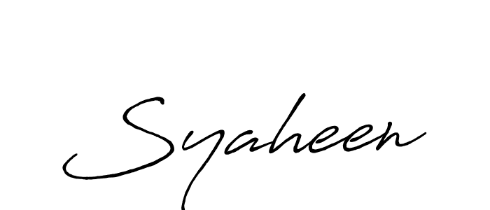 It looks lik you need a new signature style for name Syaheen. Design unique handwritten (Antro_Vectra_Bolder) signature with our free signature maker in just a few clicks. Syaheen signature style 7 images and pictures png